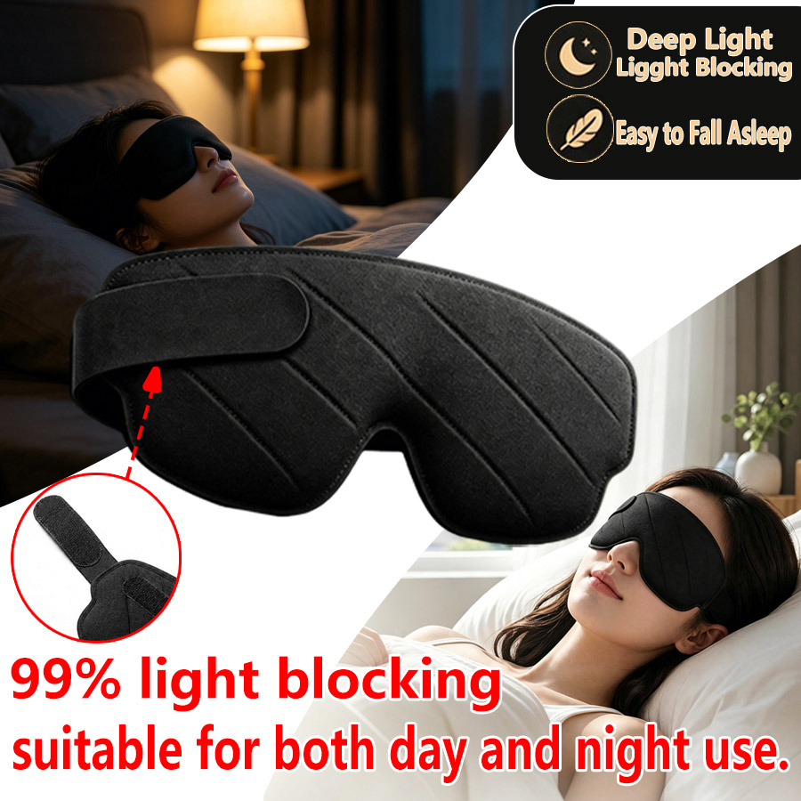 Sleep Eye Mask 3D - 3/1 個 3D 輪郭形状睡眠マスク メモリーリバウンド ノートレース