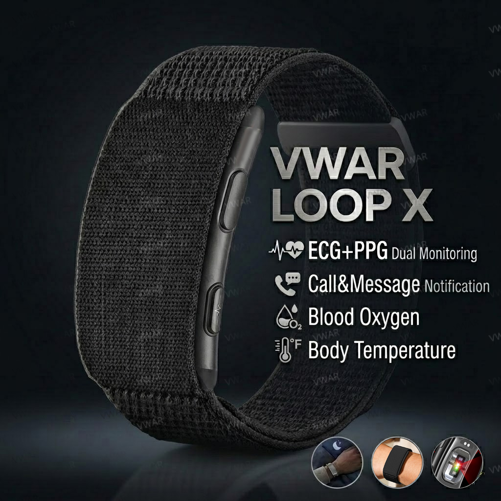 Xbody Health & Wellness Functional Integrative Medicine Office & Medical Spa Wayne - VWAR LOOP X ECG スマートブレスレット心拍数血圧防水健康フィットネストラッカー 2026