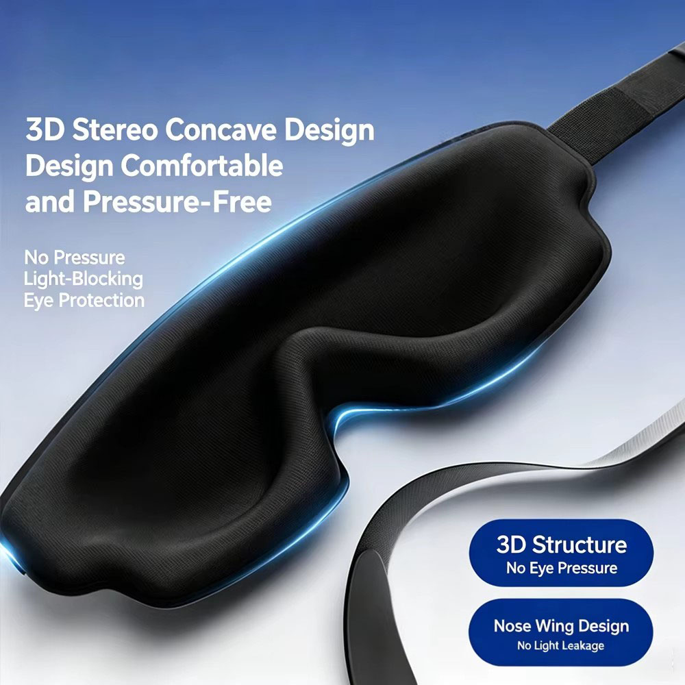 睡眠用マスク 3Dアイマスク 輪郭に合わせたカップ型 目隠し - Sleep Eye Mask 3D のレビューと価格