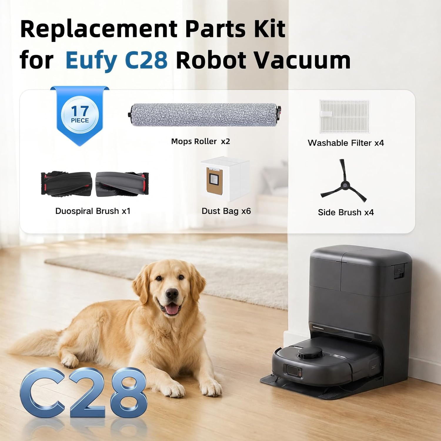Eufy C28 Omni / Eufy C28 ロボット掃 - Air Purifier Hepa のレビューと価格