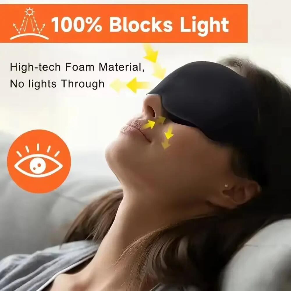 新しい 3D スリープアイマスク立体視男性用と女性用遮光スリ - Sleep Eye Mask 3D のレビューと価格