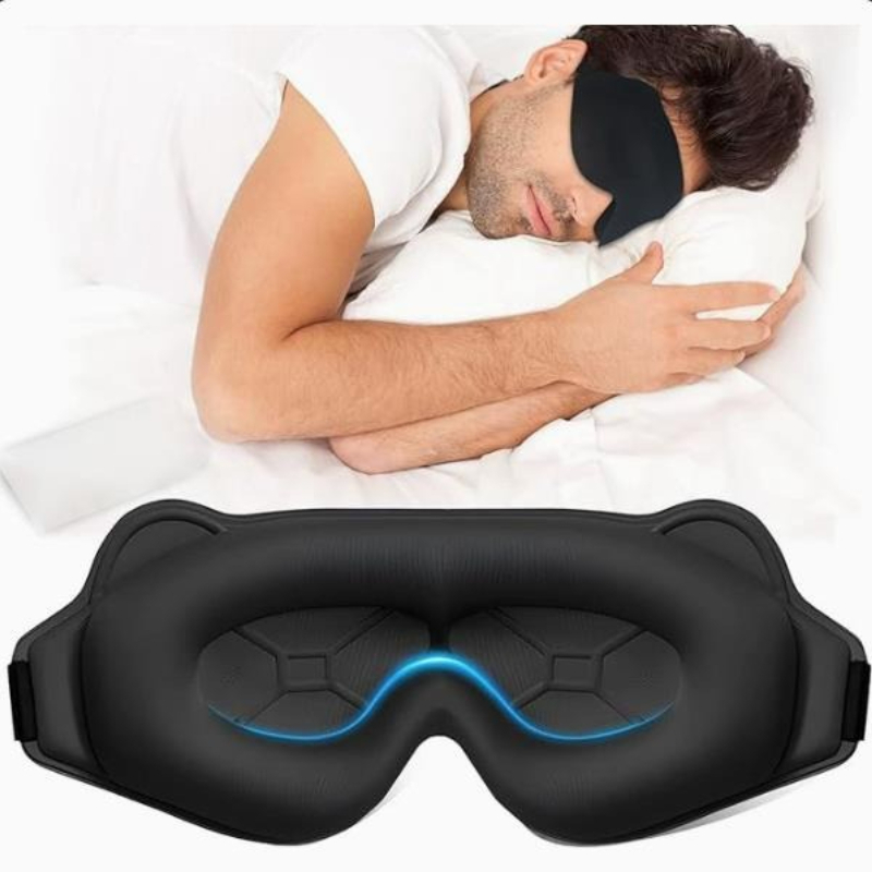 3Dスリーピングマスク 光遮断 睡眠用アイマスク 柔らかい睡 - Sleep Eye Mask 3D のレビューと価格