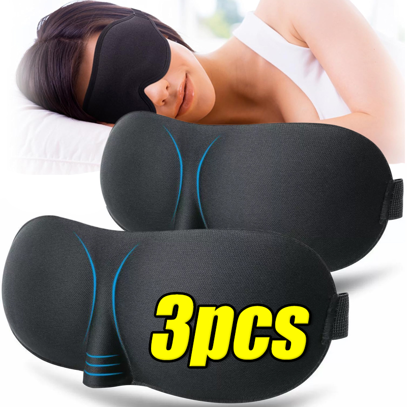 スリーピングマスク アイパッチ 目隠し ライトトラベルアイマ - Sleep Eye Mask 3D のレビューと価格