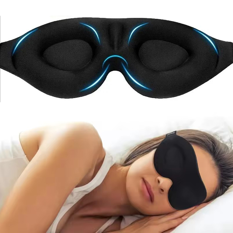 スリーピングマスク アイパッチ 目隠し ライトトラベルアイマ - Sleep Eye Mask 3D のレビューと価格