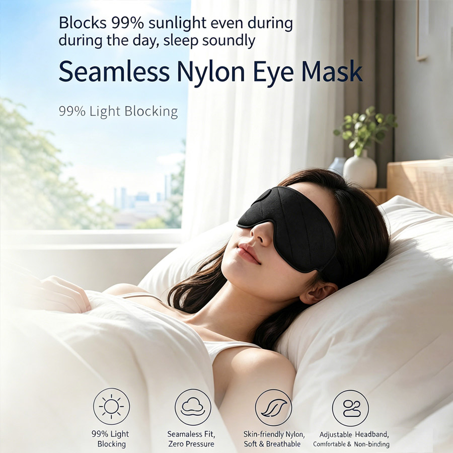 3/1 個 3D 輪郭形状睡眠マスク メモリーリバウンド ノ - Sleep Eye Mask 3D のレビューと価格