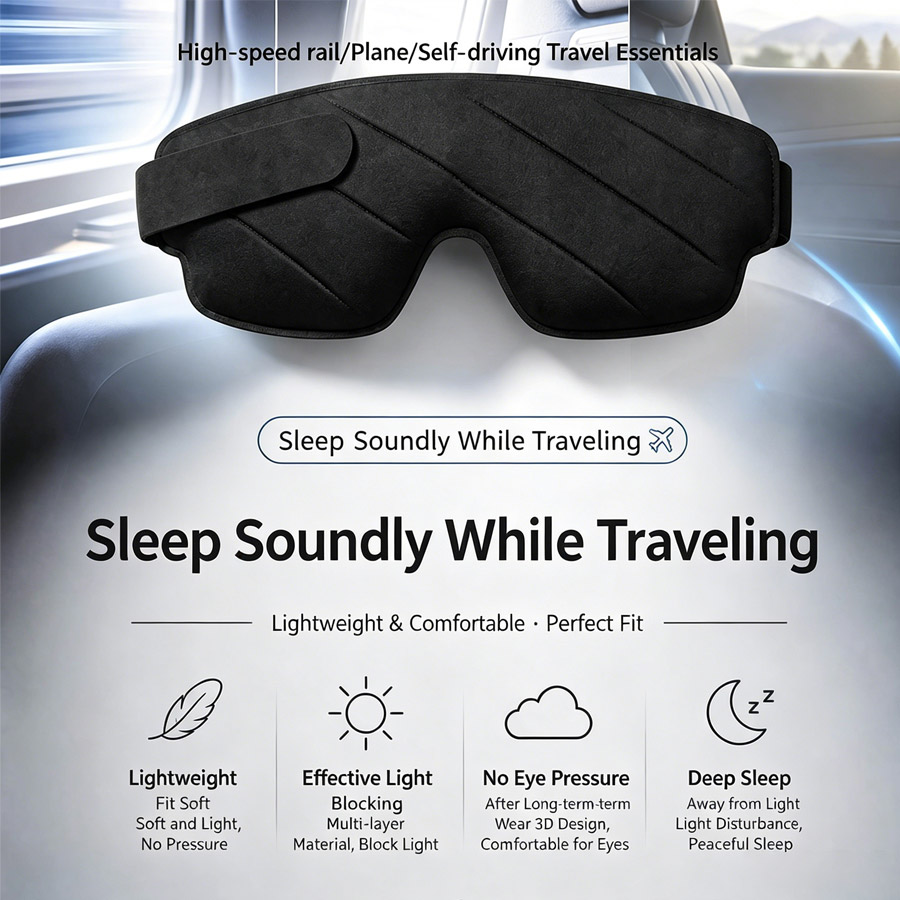 3/1 個 3D 輪郭形状睡眠マスク メモリーリバウンド ノ - Sleep Eye Mask 3D のレビューと価格