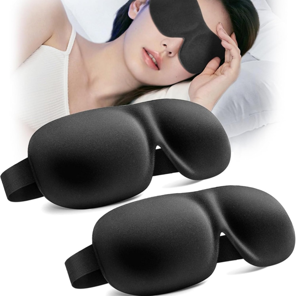 3D睡眠マスク 目隠し 睡眠補助 ソフトメモリーフォーム ア - Sleep Eye Mask 3D のレビューと価格