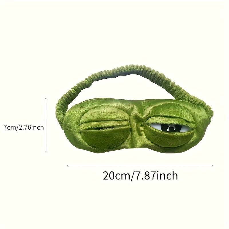 睡眠用アイマスク 3D かわいいカエル型 面白いぬいぐるみ  - Sleep Eye Mask 3D のレビューと価格
