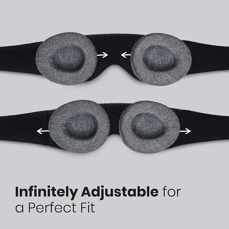 3D睡眠マスク 100%遮光アイパッチ 目に負担を与えない目 - Sleep Eye Mask 3D のレビューと価格